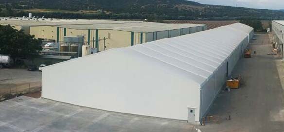 Removable industrial buildings for agricultural for products