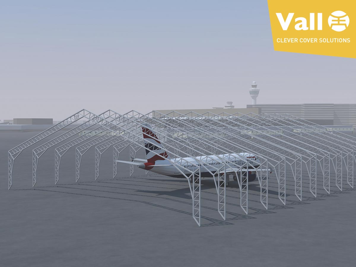Relocatable hangars for airplanes: solution in times of crisis