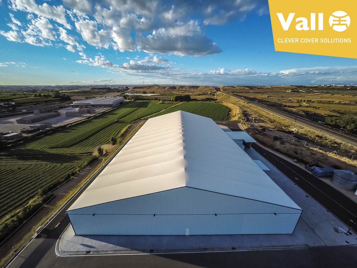 Are canvas roofs in removable industrial buildings really efficient?